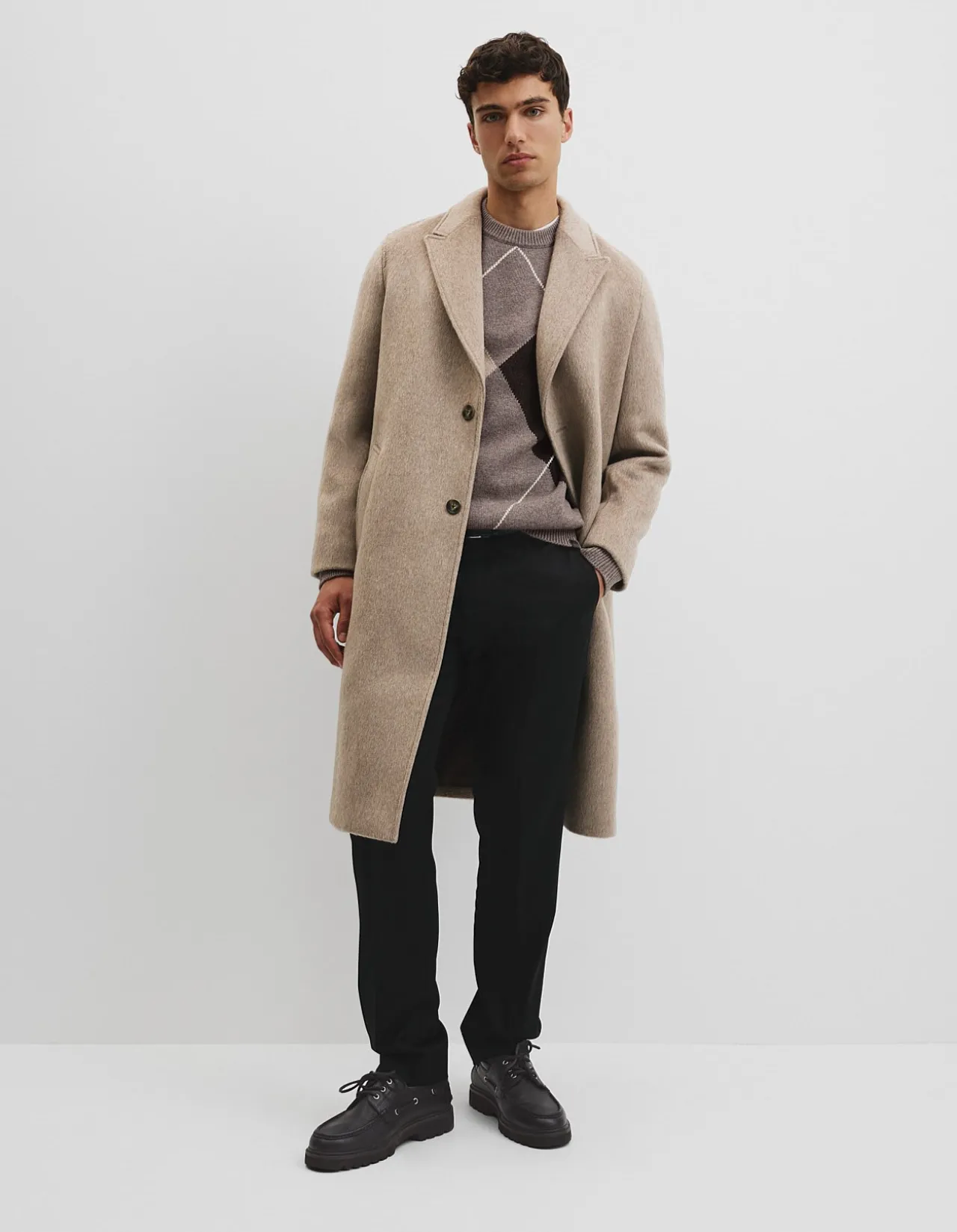 Single Breasted Tailored Overcoat