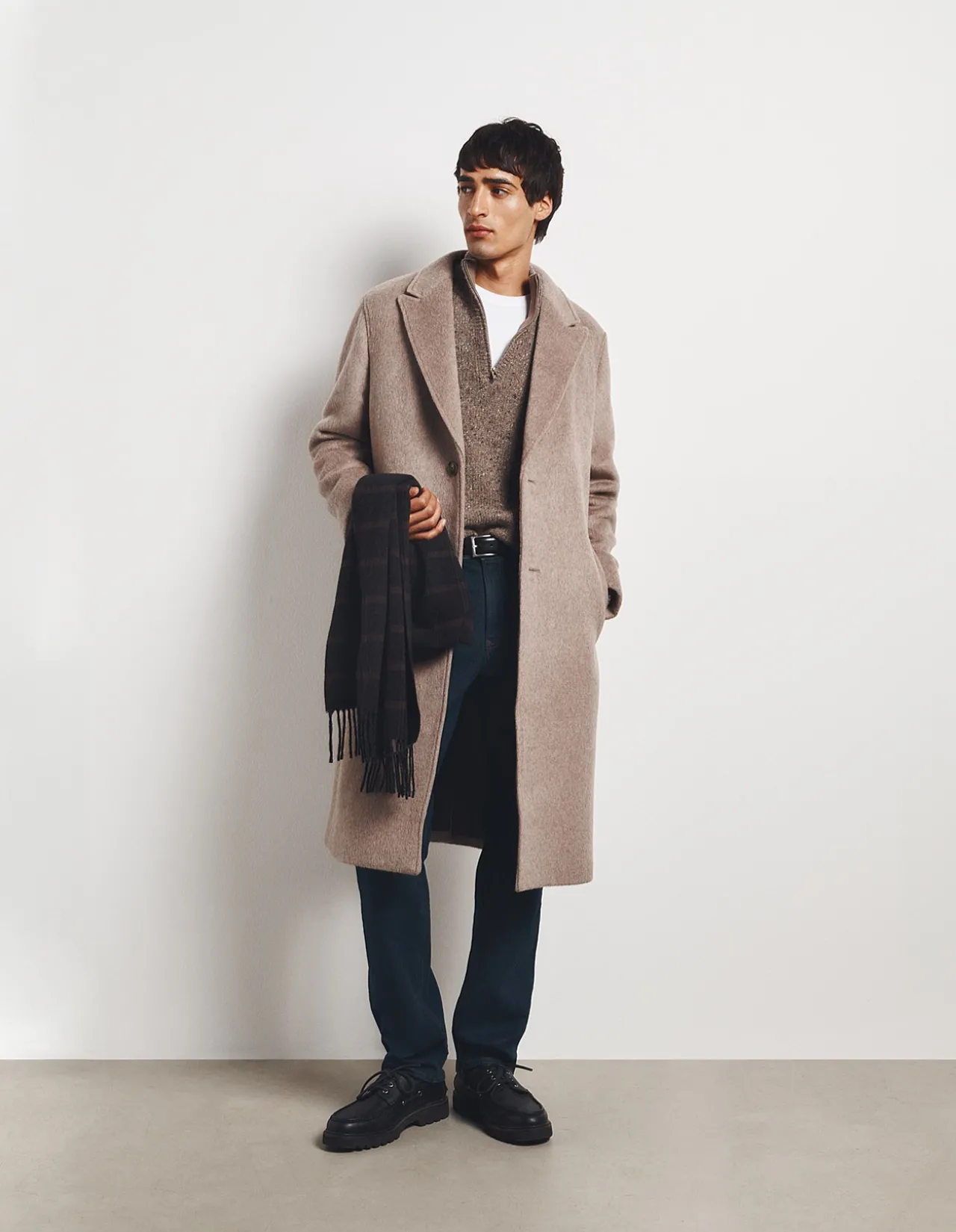 Single Breasted Tailored Overcoat