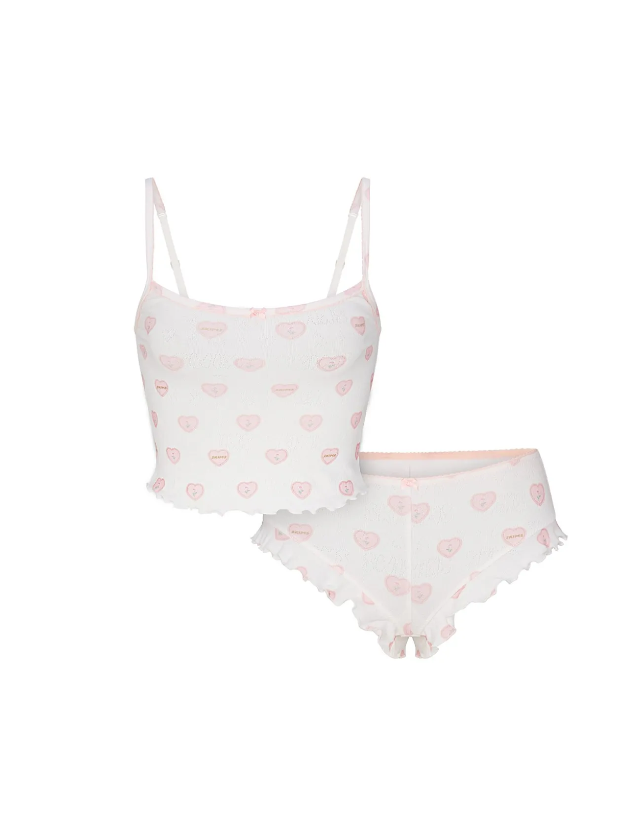 SKIMS POINTELLE CAMI SLEEP SET