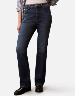 Skinny Boot Mid Rise Stretch Denim Jeans