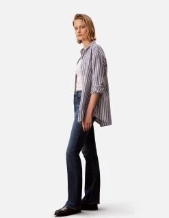 Skinny Boot Mid Rise Stretch Denim Jeans