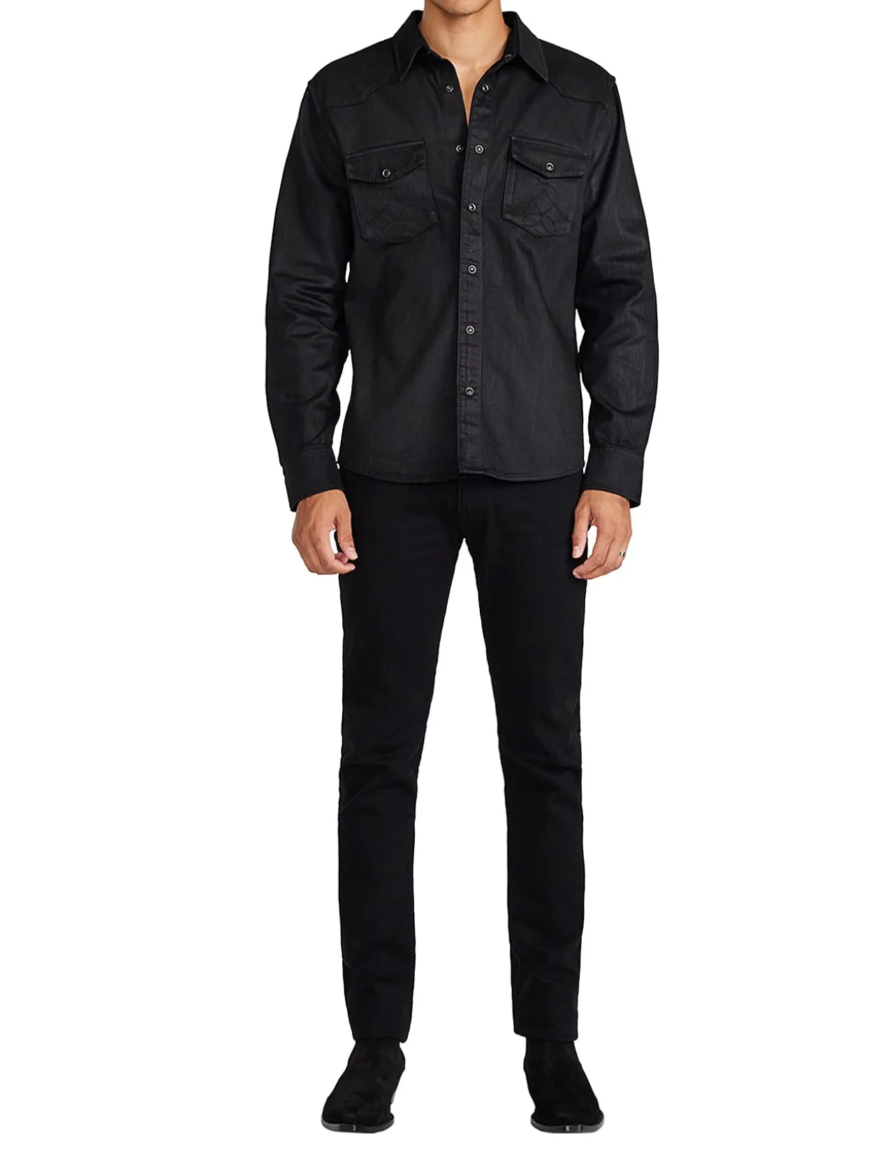 Skinny Fit Compact Stretch Denim Jeans
