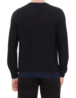 Skull Graphic Long Sleeve Crew Neck