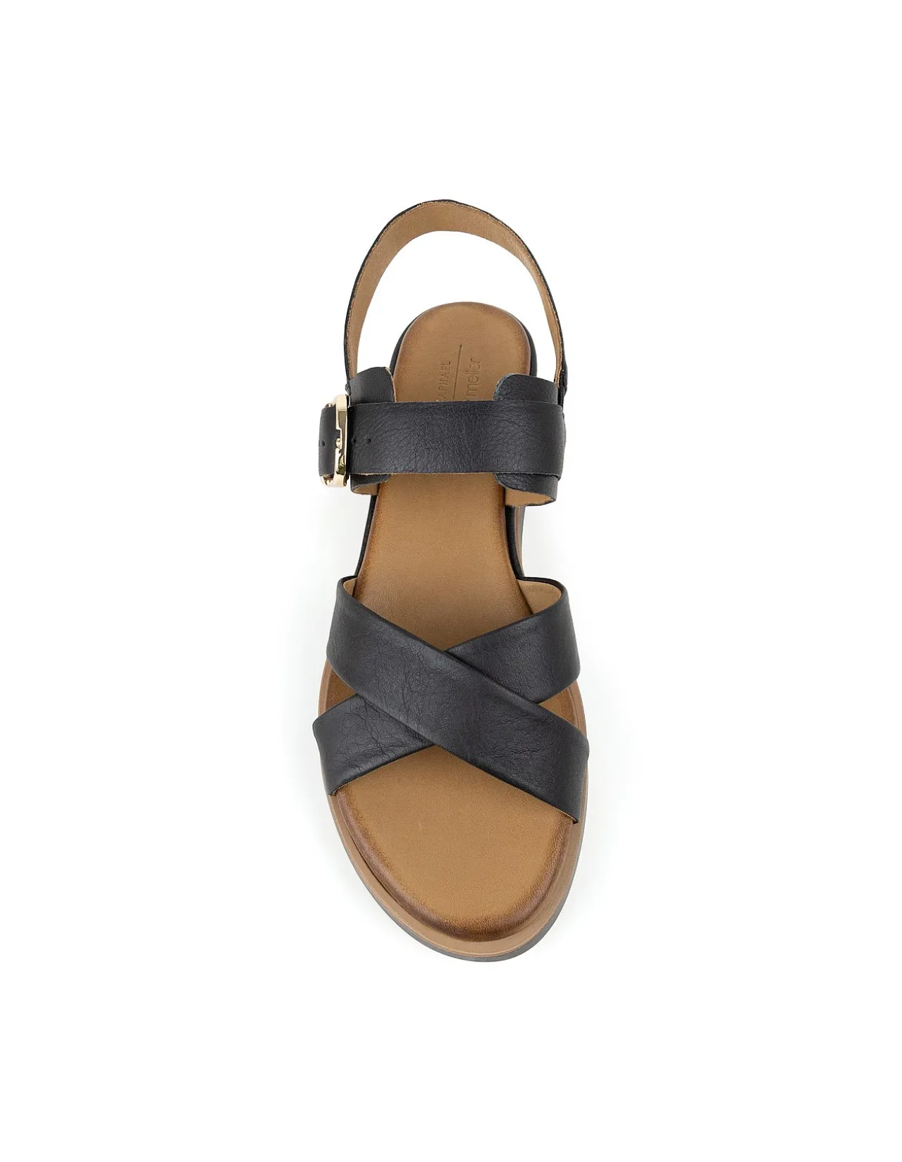 SLAIN CROSSOVER SANDAL WITH BUCKLE ON UNIT