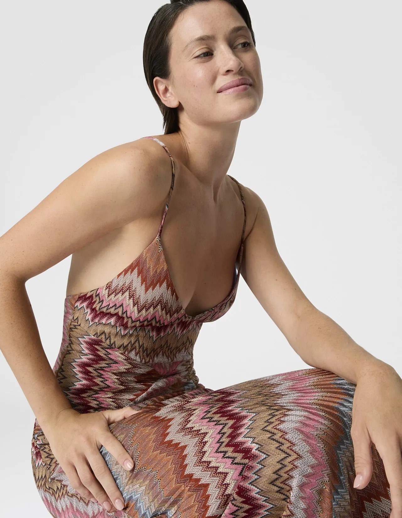SLEEVELESS LONG DRESS