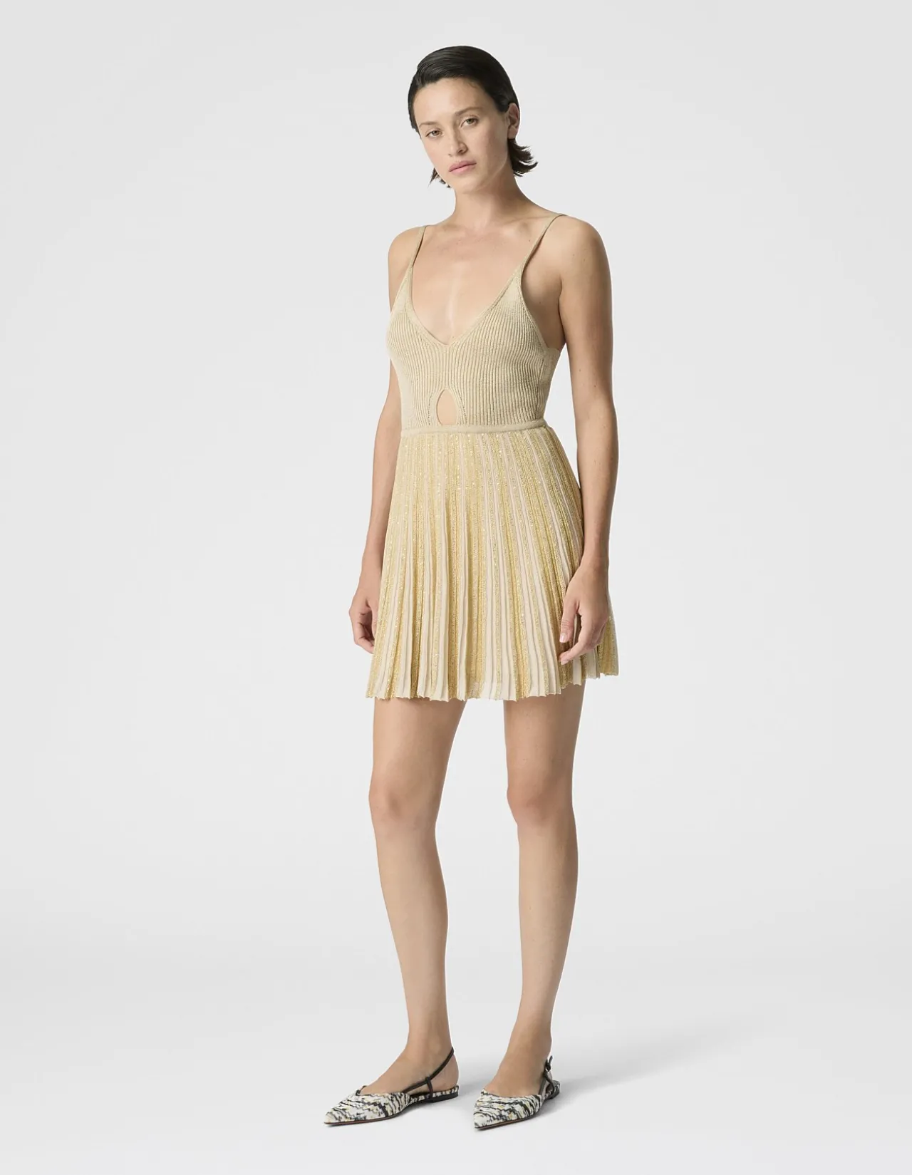SLEEVELESS SHORT DRESS