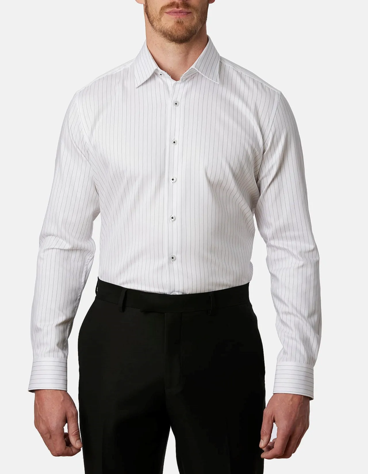 SLIM FIT DERBY DAY STRIPE SHIRT