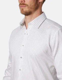 SLIM FIT DERBY DAY STRIPE SHIRT