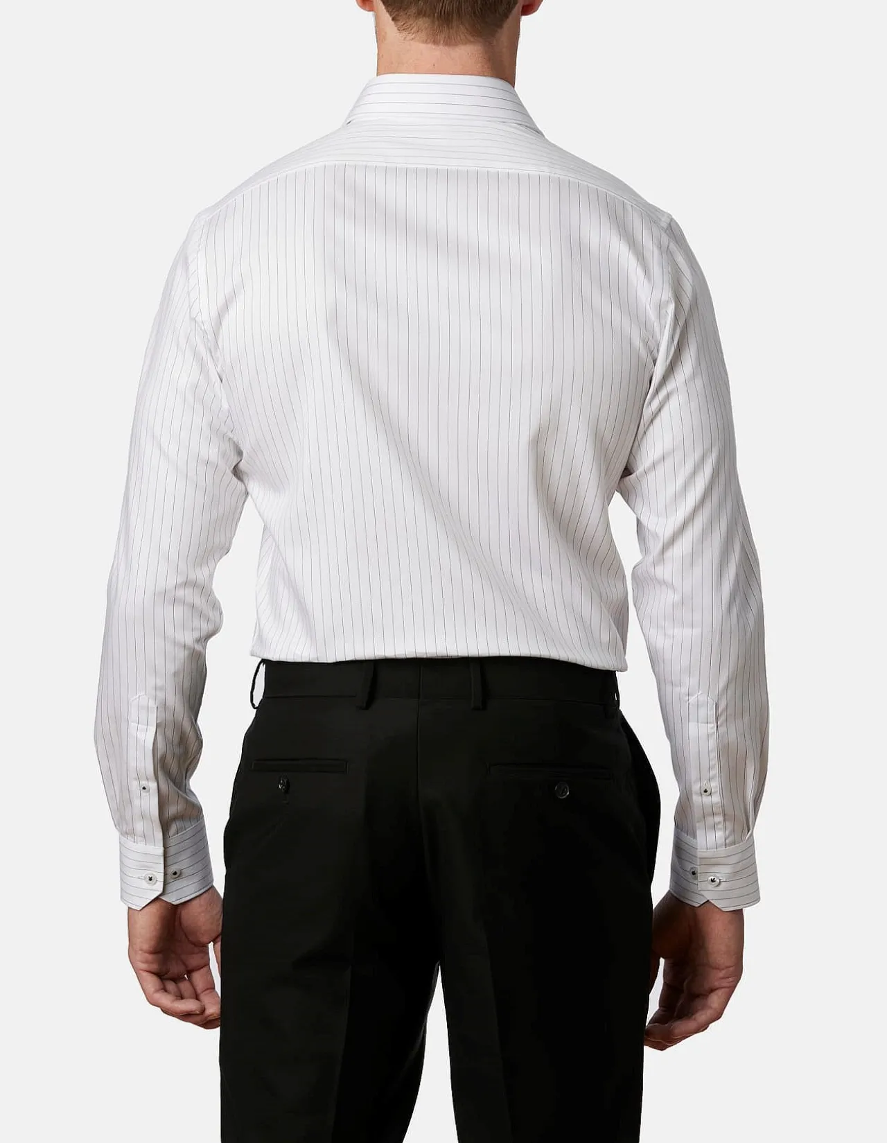 SLIM FIT DERBY DAY STRIPE SHIRT
