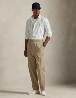 Slim Fit Striped Oxford Shirt