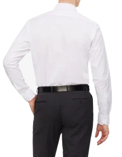 Slim Fine Twill Slim Fit Single Cuff Shirt