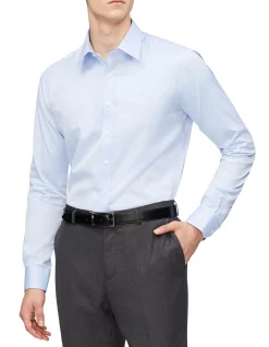 Slim Fine Twill Slim Fit Single Cuff Shirt