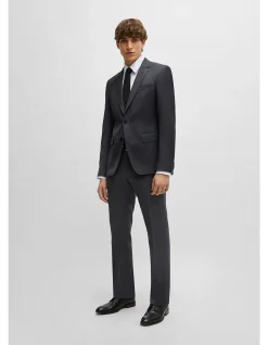 Slim-Fit Jacket in Virgin-Wool Serge