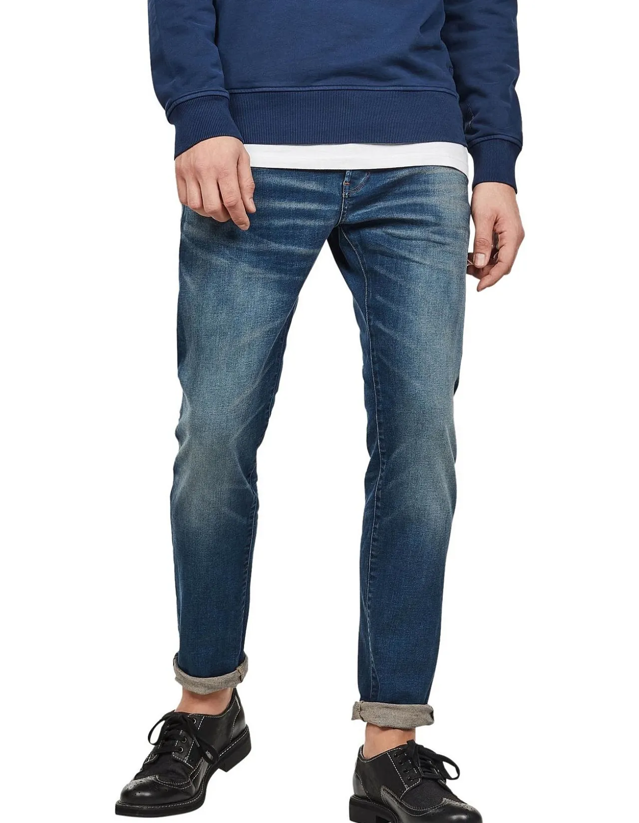 3301 Slim Fit Jeans Dark Aged Grey