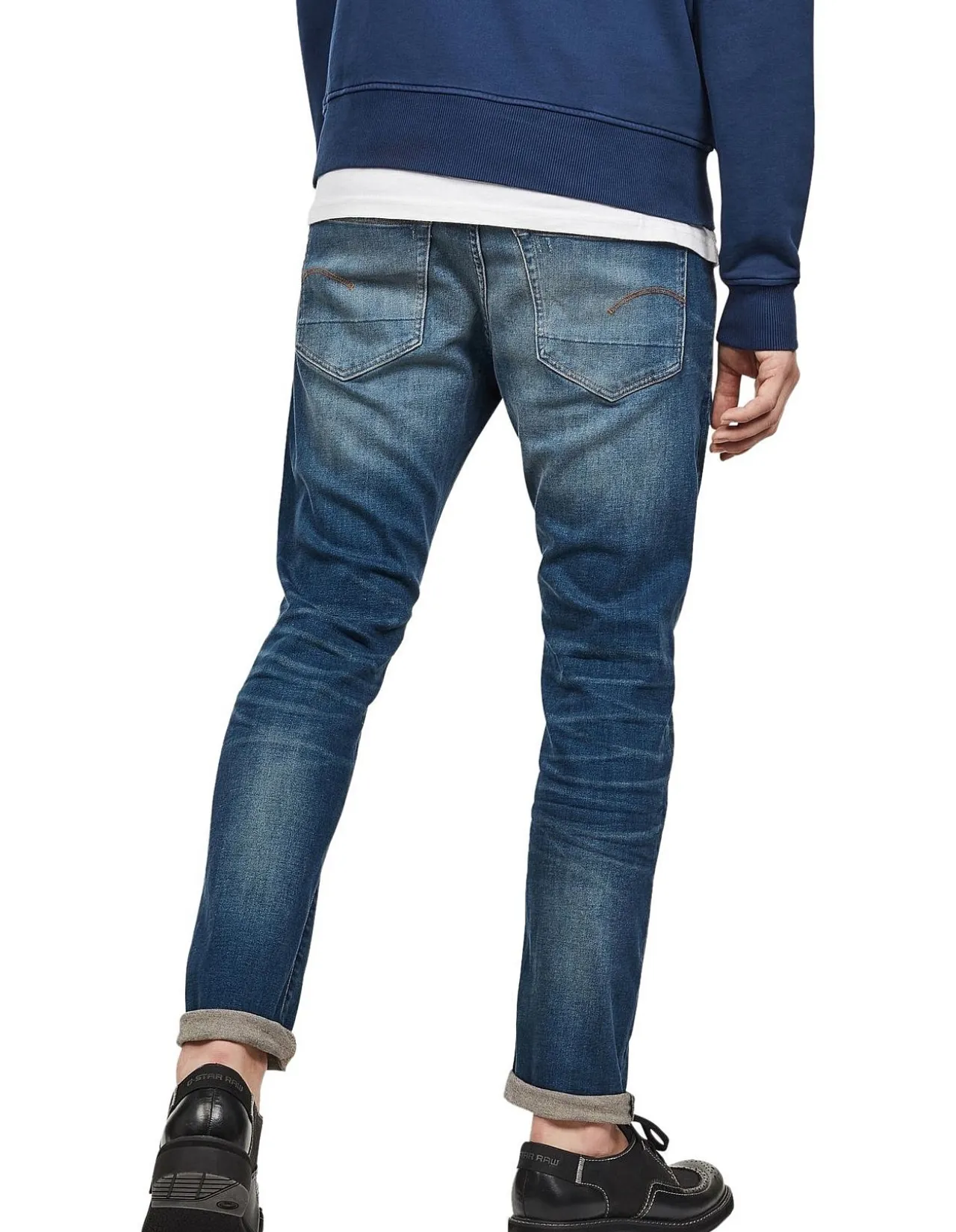 3301 Slim Fit Jeans Dark Aged Grey