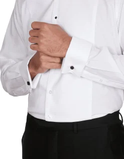 Slim Fit Marcella Peak Collar Stud Front Dinner Shirt