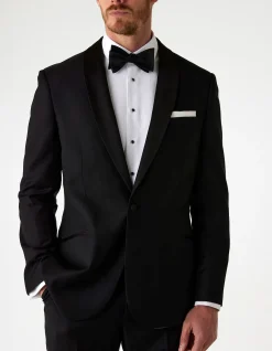 Slim Fit Marcella Peak Collar Stud Front Dinner Shirt