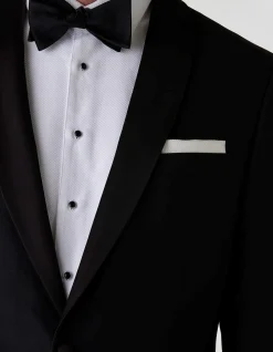 Slim Fit Marcella Peak Collar Stud Front Dinner Shirt