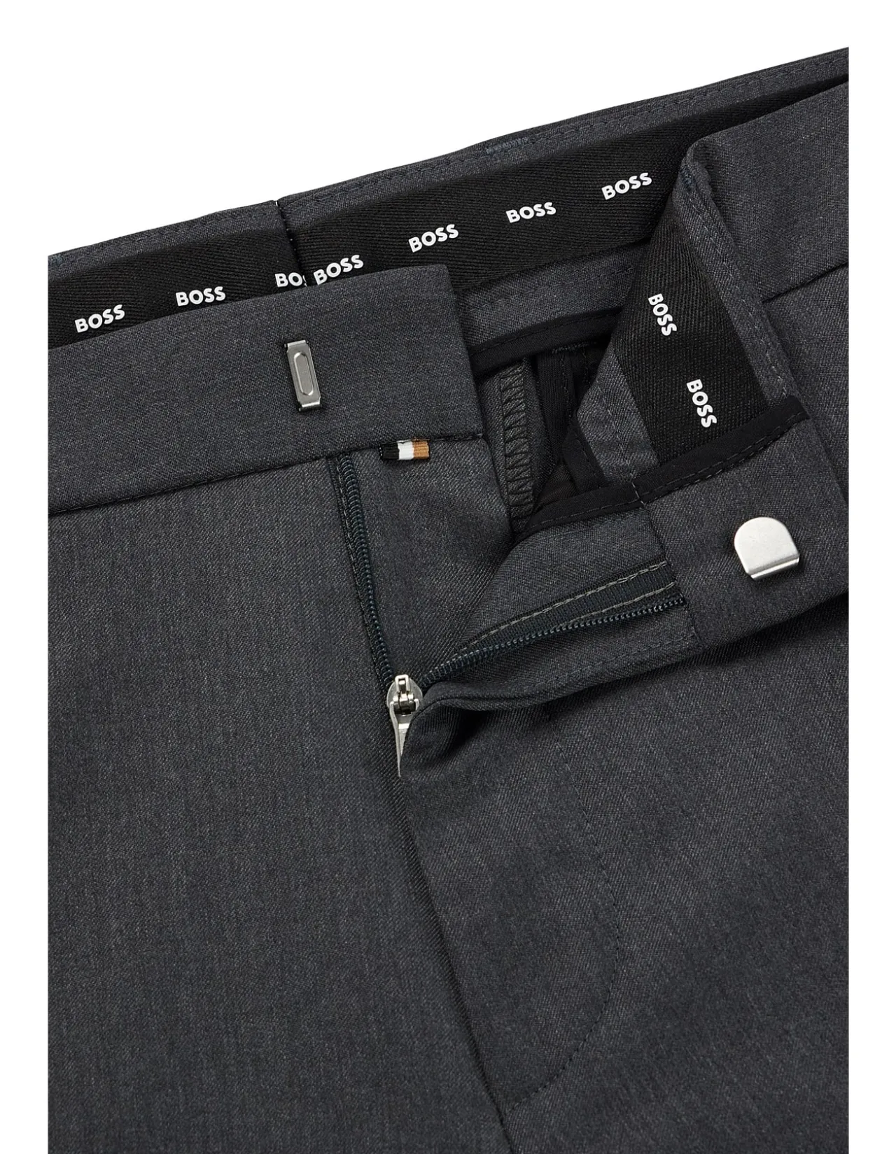 Slim-Fit Trousers in Virgin-Wool Serge
