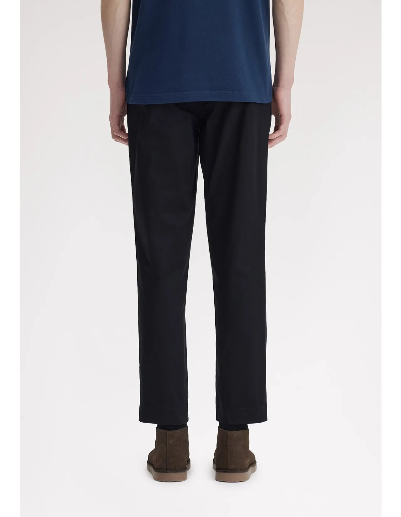SLIM FIT TWILL TROUSERS
