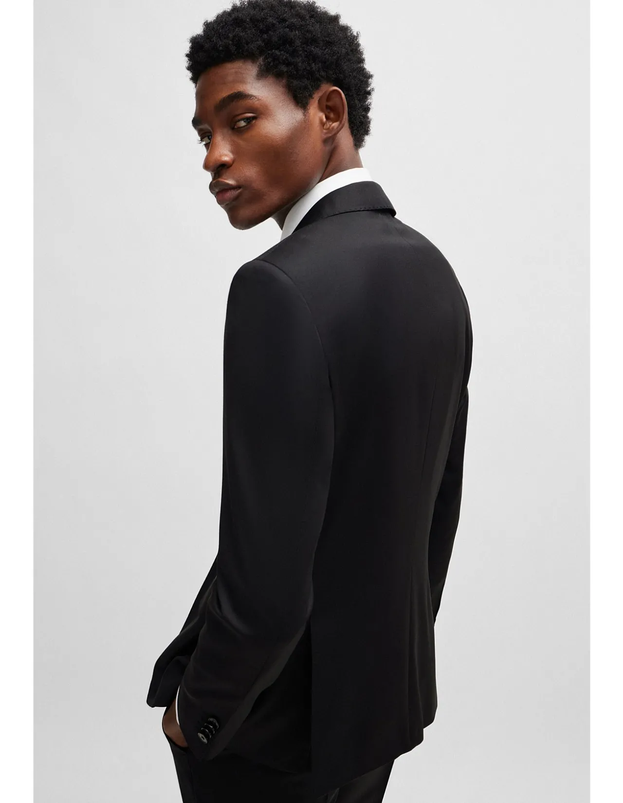 Slim-Fit Virgin-Wool Serge Jacket