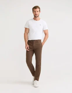 SLIM LEG STRETCH COTTON CHINO