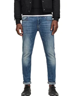 3301 Slim Mid Waist Stretch Denim Jeans