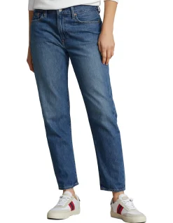 Slim Tapered Jean with Light Wash