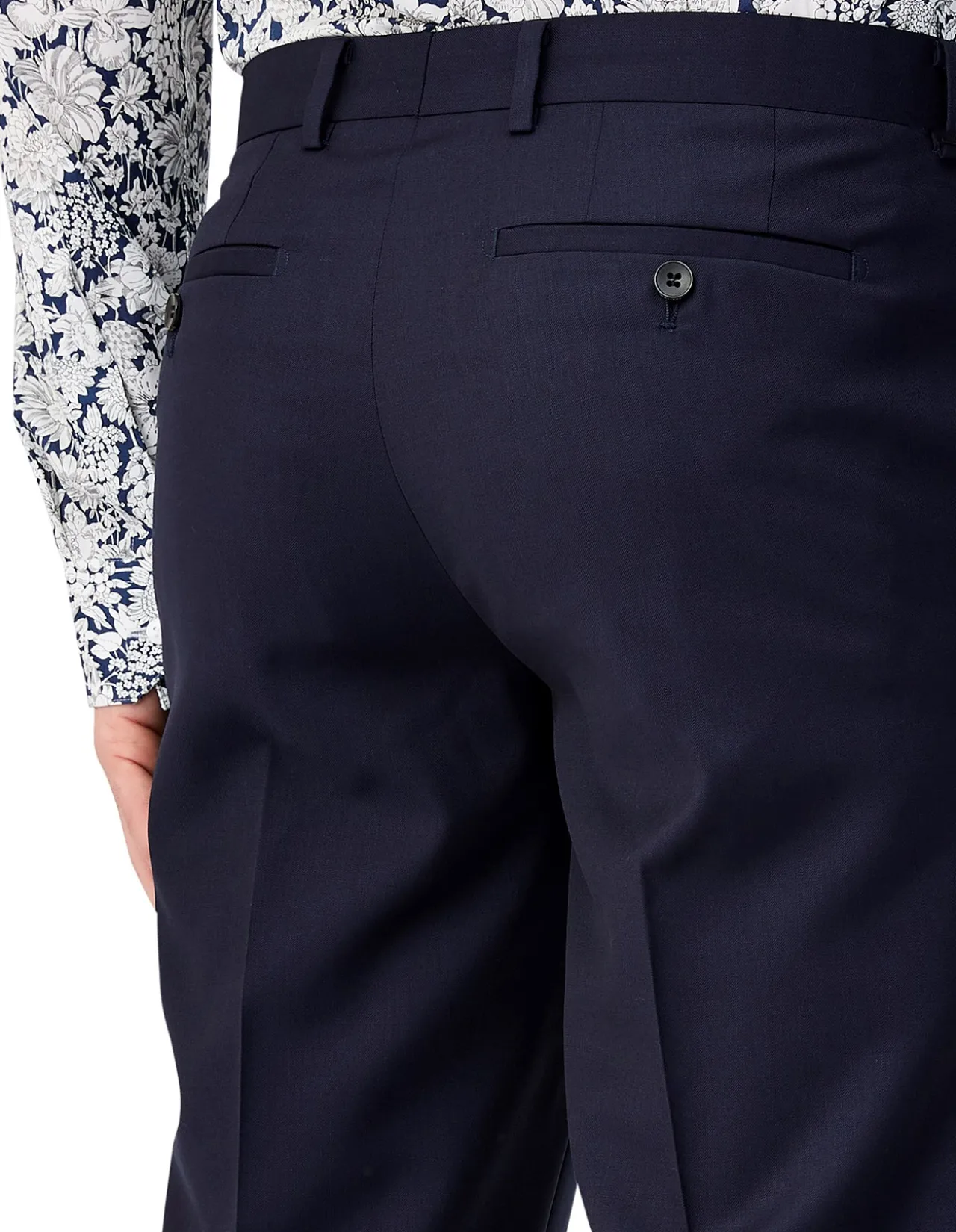 Slim Wool Twill Pant