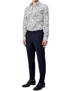 Slim Wool Twill Pant
