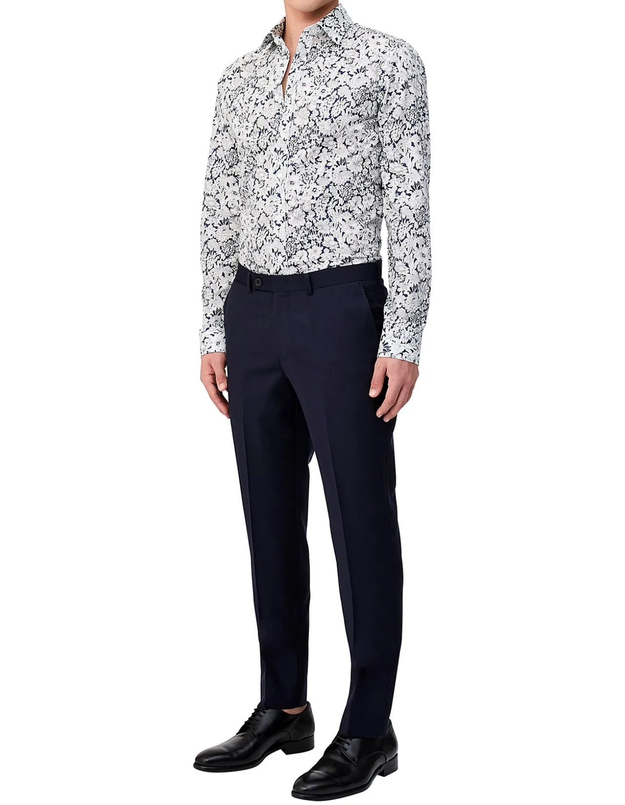 Slim Wool Twill Pant