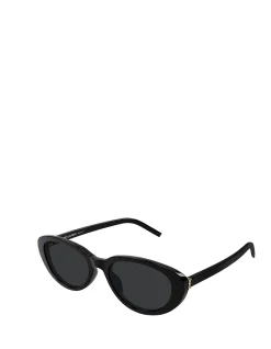 SLM154K BLACK CAT-EYE SUNGLASSES
