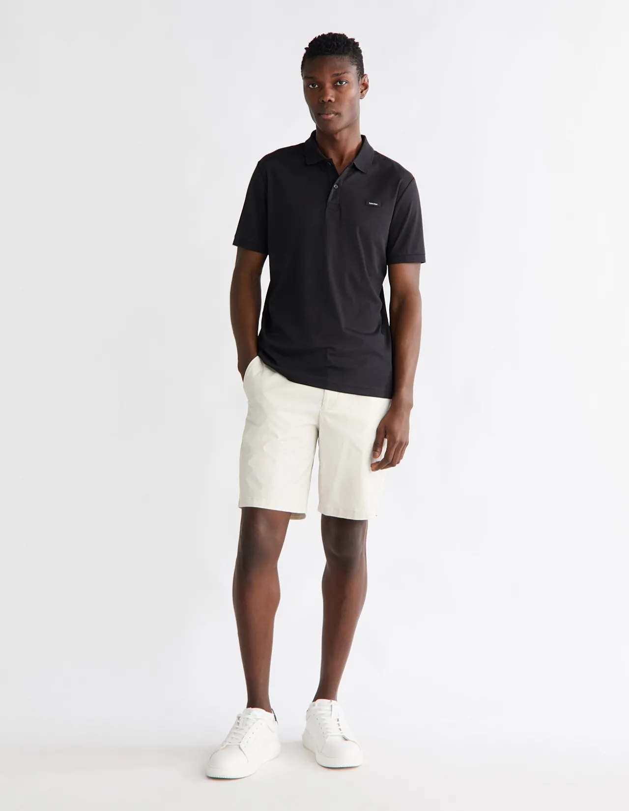 SMOOTH COTTON SLIM POLO