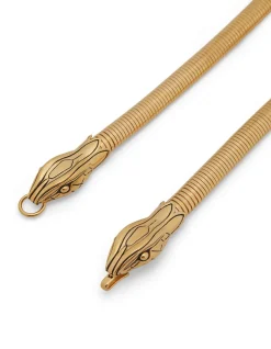 Snake Jewelry Belt with Snake Heads Closure