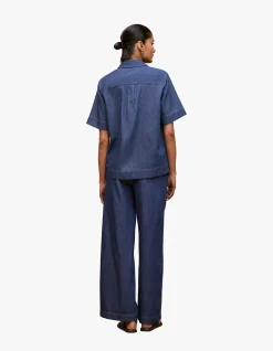 Soft Denim Short Sleeve Shirt