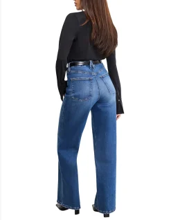 Soft Tech Good Skate High Rise Wide Leg Jeans