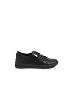 SOLAR W ZR BLACK BLACK SOLE LEATHER
