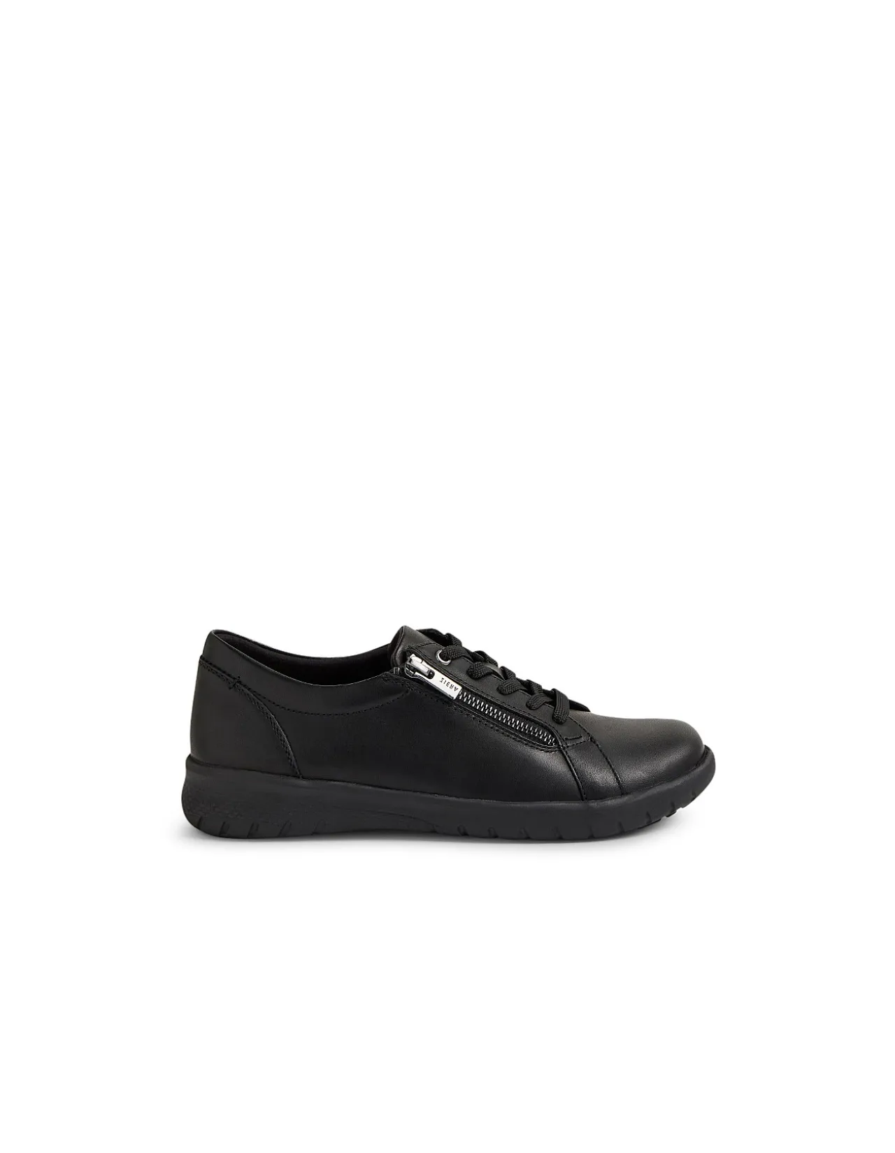 SOLAR W ZR BLACK BLACK SOLE LEATHER