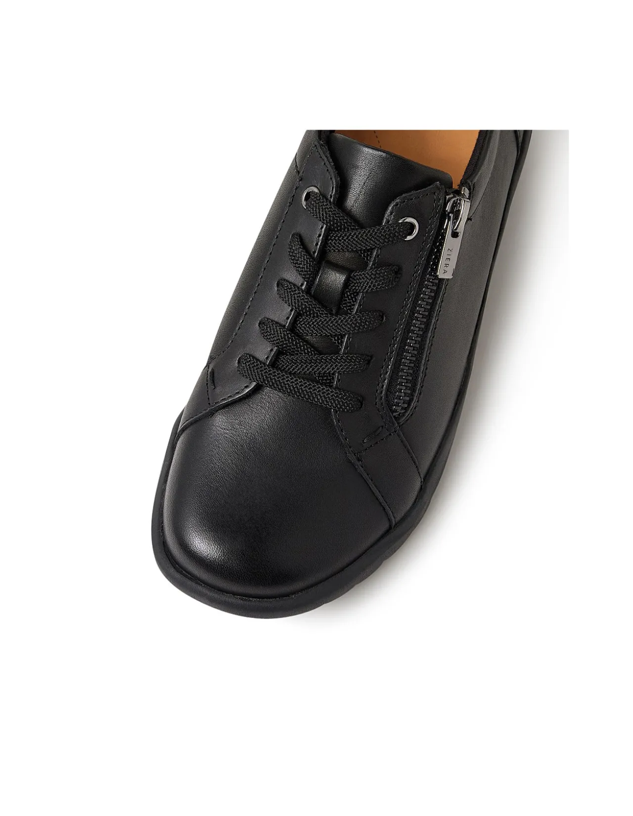 SOLAR W ZR BLACK BLACK SOLE LEATHER