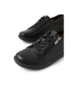 SOLAR W ZR BLACK BLACK SOLE LEATHER