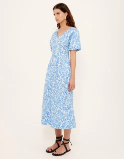 SOLEA V-NECK MIDI DRESS