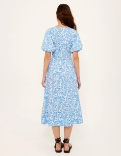 SOLEA V-NECK MIDI DRESS