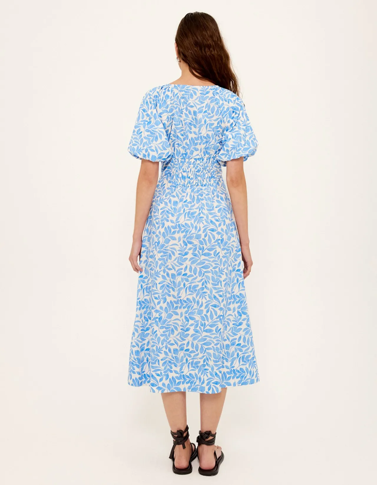 SOLEA V-NECK MIDI DRESS