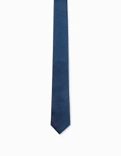 Solid Slim 7 cm Navy Tie