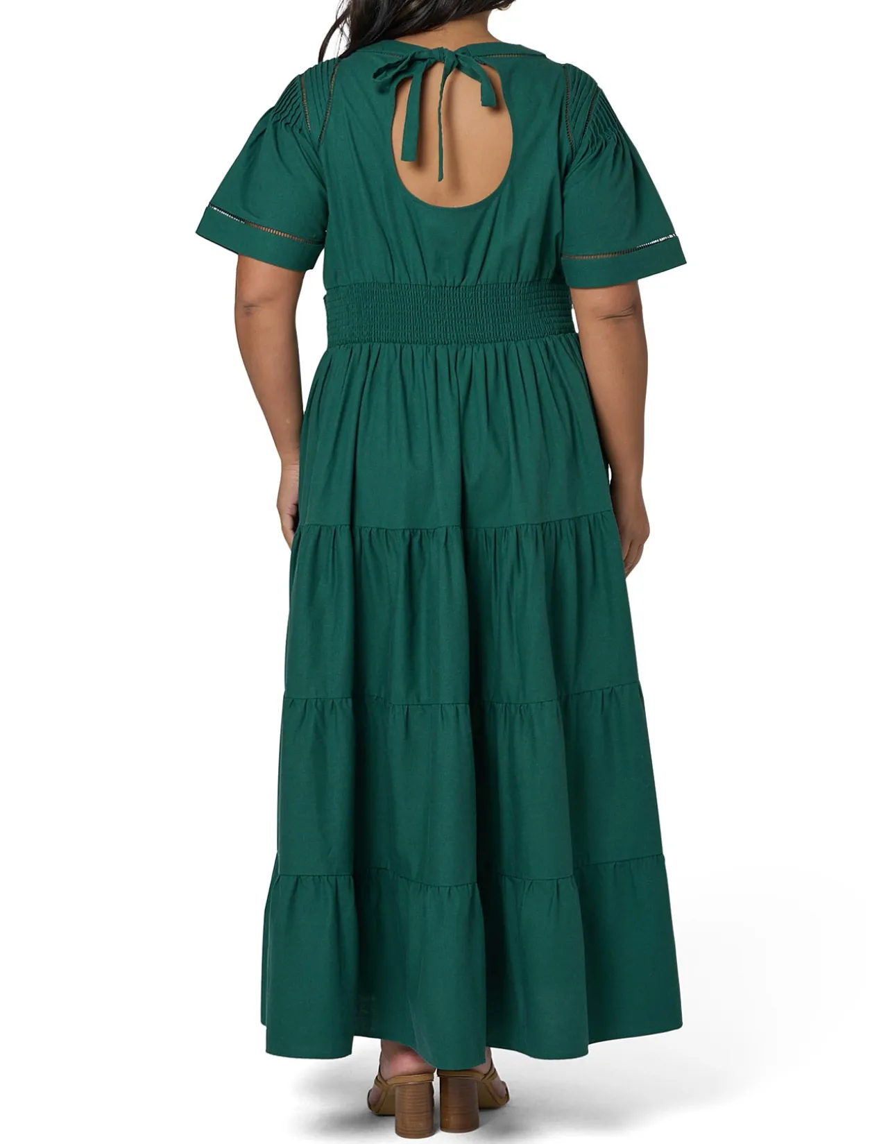 SOMETHING FOR OLIVIA - ABBY LINEN MAXI DRESS