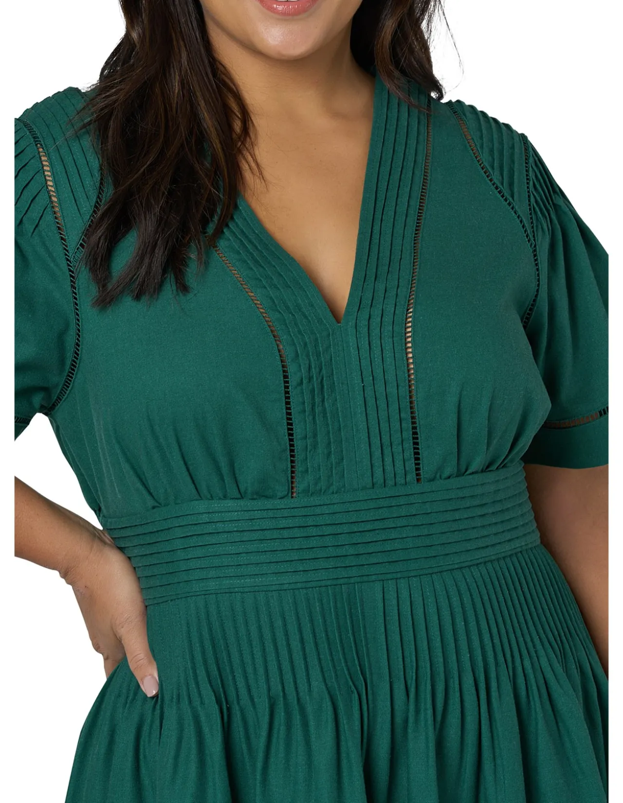SOMETHING FOR OLIVIA - ABBY LINEN MAXI DRESS