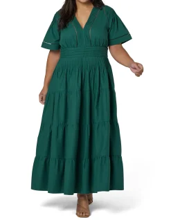 SOMETHING FOR OLIVIA - ABBY LINEN MAXI DRESS
