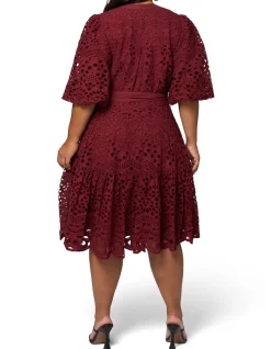 SOMETHING 4 OLIVIA-CLAUDIA BRODERIE DRESS