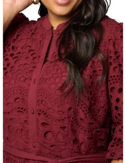 SOMETHING 4 OLIVIA-CLAUDIA BRODERIE DRESS