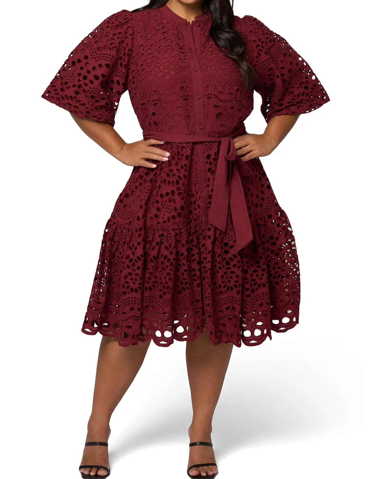 SOMETHING 4 OLIVIA-CLAUDIA BRODERIE DRESS